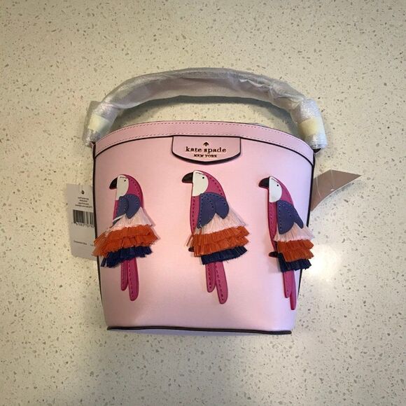 Kate Spade pippa flock party small bucket bag - Picture 2 of 13